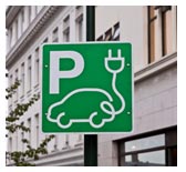 Parkplatz und Tanken