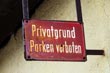 Privatgrund Parken verboten